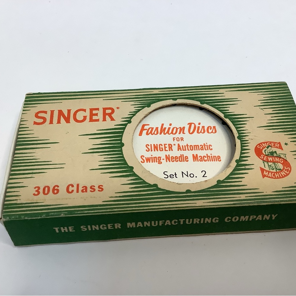 Vintage Singer Flat Fashion Cams 7 8 9 10 for Model 306 With Box Cam Set Of 4